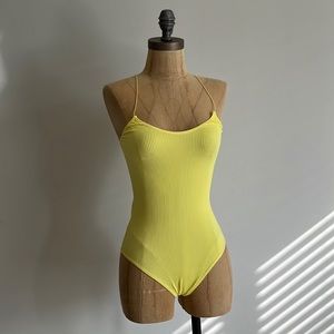 Yellow Bodysuit